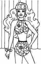 Barbie Coloring Pages Fashionista Printable Gif Colouring sketch template