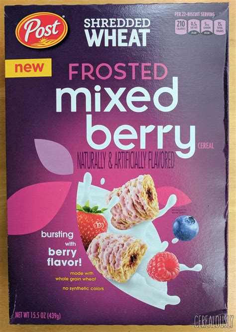 review frosted mixed berry shredded wheat cereal