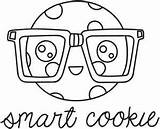 Smart Clipart Cookie Coloring Cookies Pages Clip Colouring Visit Clipground Embroidery Google Patterns sketch template