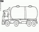 Cisterna Camiones Tankwagen Camión Seitenansicht Kleurplaten Ausmalbilder Imprimir Lkw sketch template