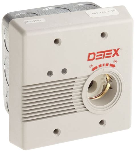 Detex Eax 2500f Gray Eax 2500 Series Wall Mount Flush Mount Ac Dc