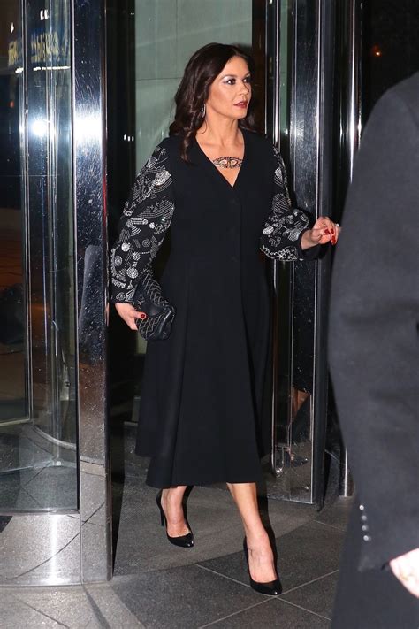 catherine zeta jones at late night with seth meyers in new