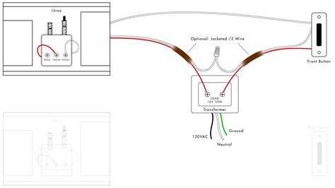 doorbell wiring diagrams diy house  door bell wiring diagram cadicians blog