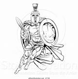 Spartan Warrior Shield Trojan Sword Coloring Pages Illustration Running Vector Drawing Helmet Soldier Cape Strong Mascot Atstockillustration Getdrawings Getcolorings Clip sketch template