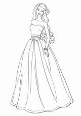 Barbie Fashion Coloring Pages Getcolorings Color sketch template