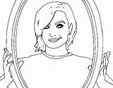 Lovato Demi Popstar Estrella Desenho Colorear Disegno Dibuix Coloritou Dibuixos Acolore sketch template