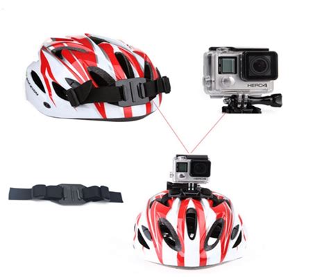 gopro vented adjustable helmet adapter strap belt mount holder  gopro hero