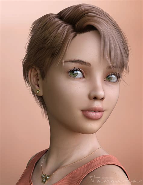 Tamara Character And Hair For Genesis 3 Female S Daz 3d