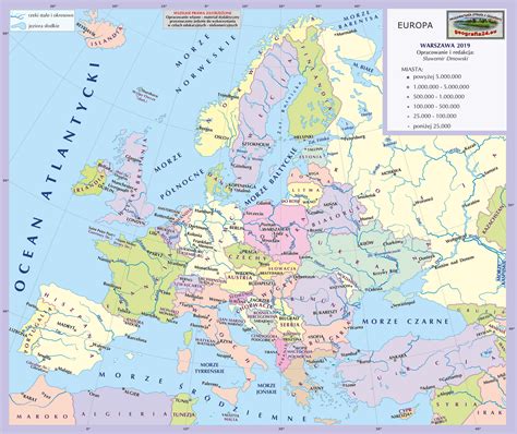mapa konturowa europy  nazwami panstw margaret wiegel