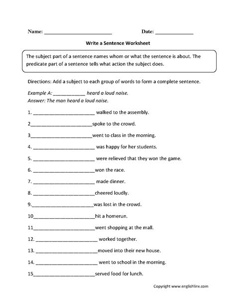 sentence variety worksheet worksheetocom