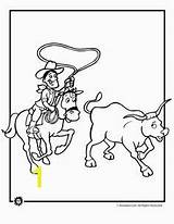 Calf Roping Riding sketch template