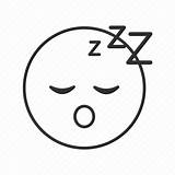 Tired Emoji Sleepy Face Icon Zzz Head Exhausted Smiley Icons People Editor Open sketch template