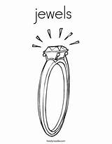 Coloring Ring Wedding Color Diamond Gold Jewel Rr Jewels Bearer Romans Pages Do Cincin Bling Engagement Letter Scripture Printable Happy sketch template