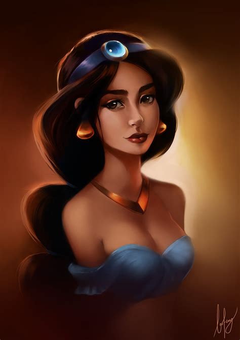 princess jasmine by bofeng on deviantart