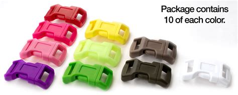 buy 100 1 2 inch economy contoured side release plastic buckle closeout assorted colors online