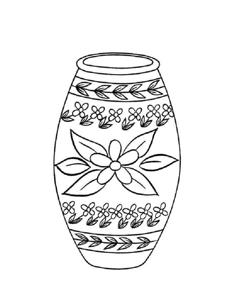 vase template printable
