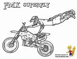 Coloring Stunt Motorcycle Kawasaki Pages Crusty Helmet Bikes Dirt Bike sketch template