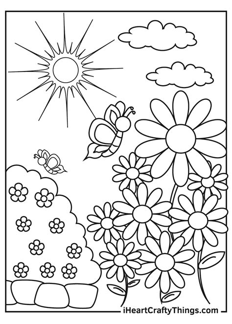 garden coloring pages