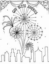 Patriotic Christian Colouring sketch template