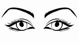 Eyes Clipart Clip Drawing Line Library sketch template