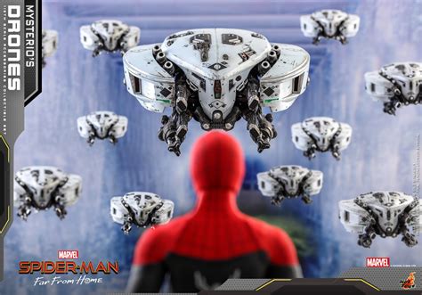 spider man   home drone accessory set  hot toys  toyark news