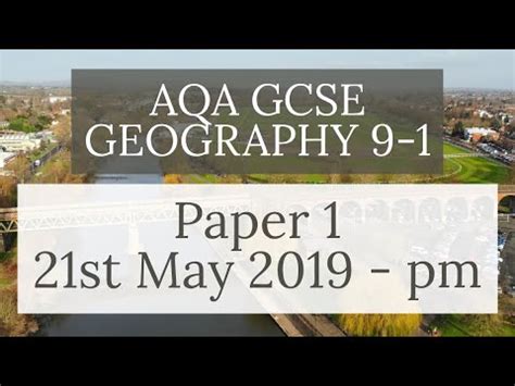 aqa gcse   geography paper   physical geography youtube