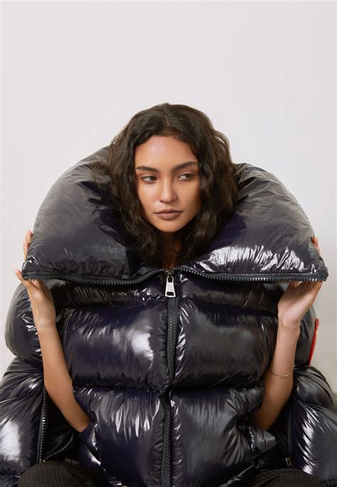 Hardknud Remastered A Super Glossy Giant Puffer Coat Sexy Jacket