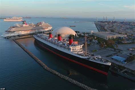 long beach considers sinking historic queen mary cruise liner daily mail