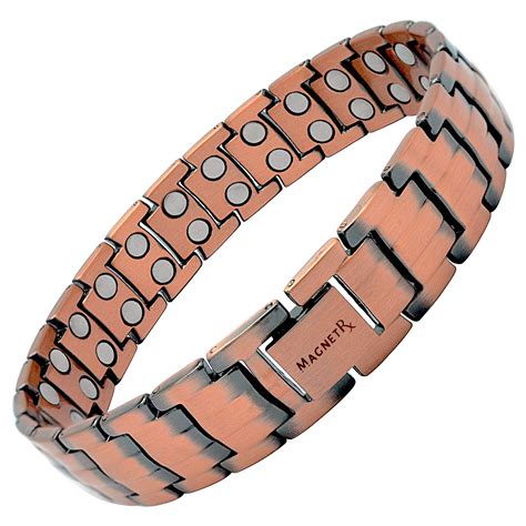 magnetrx pure copper magnetic bracelet magnetic copper bracelets  men adjustable length