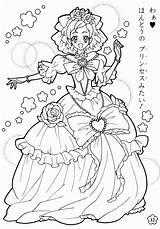 Coloring Princess Anime Pages Precure Tsukai Mahou Print Getdrawings sketch template