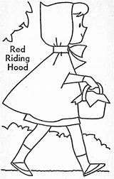 Hood Riding Red Little Coloring Fairy Drawing Crafts Ridding Preschool Clip Tale Google Tales Board Embroidery Pages Kids Nursery Color sketch template