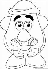 Coloring Pages Potato Mr Potatoes Coloringbay sketch template