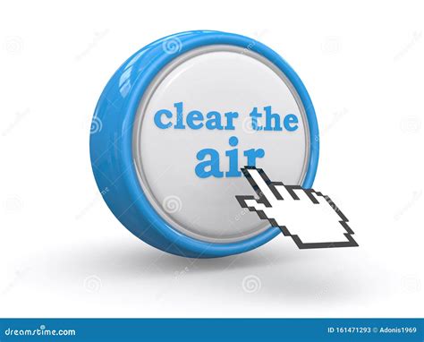 clear  air button stock illustration illustration  reset