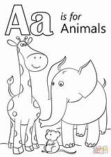 Coloring Letter Pages Animals Printable Super Paint Alphabet Letters Supercoloring Print Colouring Color Sheet Animal Sheets Toddlers Kids Printables Preschool sketch template