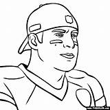 Coloring Pages Ben Roethlisberger Aaron Rodgers Football Thecolor Template Online sketch template