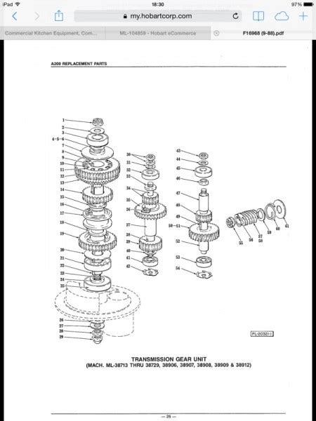 hobart  mixer parts diagram reviewmotorsco