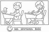 Convivencia Normas Reglas Clases Niños Respeto Salon Clase Salón Comportamiento Infantil Tareas Contigo sketch template