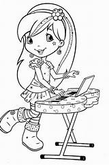 Coloring Strawberry Shortcake Pages Raspberry Colorir Keyboard Para Torte Girls Desenhos Lemon Book Kids Sheets Colouring Princess Imprimir Printable Ballet sketch template