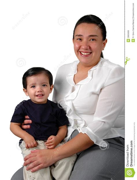 latin mother and son royalty free stock image image 2865666