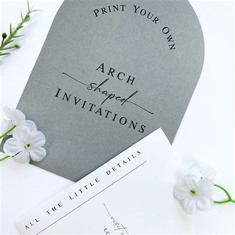 print   arch wedding invitations save money