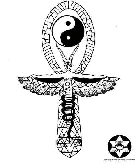 ۞Θhpion۞ Esoteric∴tattoo — This Drawing Is A Revision Of