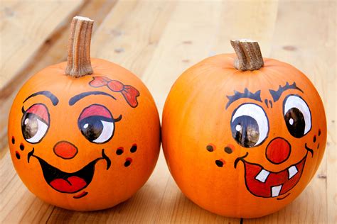 pumpkin faces  paint