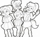 Coloring Chipettes Pages Getdrawings Getcolorings sketch template