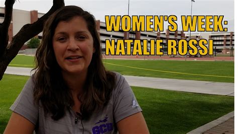 Womens Week Natalie Rossi Youtube