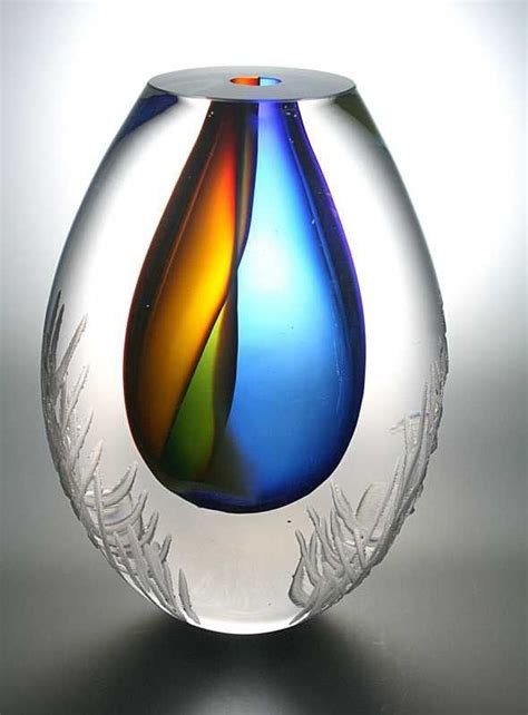 Leerdam Glassblowing Unusual Glass Art Object Blown By Master