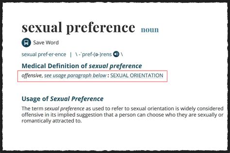 sexual preference v sexual orientation control the language