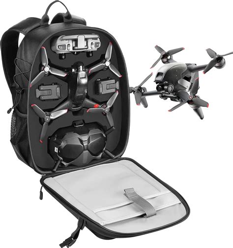 smatree sac  dos de voyage  coque rigide compatible avec drone dji fpv lunettes dji
