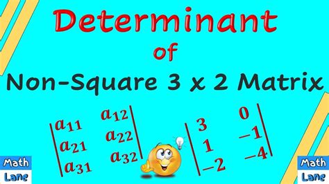determinant   square    matrix youtube