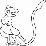 Pokemon Mew Pages Coloring Printable Getcolorings Color sketch template