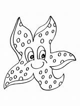 Coloring Starfish Pages Kids Fish Print Color Chameleon Ram Getdrawings Recommended sketch template